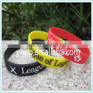 Custom Exclusive 2014 LOL & League of Legends Fan Wristband & Bracelet Rare 3pcs/buy thumbnail-1