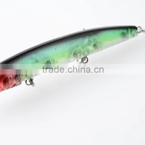 Crank Long Minnow Fishing Lures Hard Bait Plastic Crankbait 12.5CM 15.6G Artificial Fish Pesca Tackle Swimbait thumbnail-6