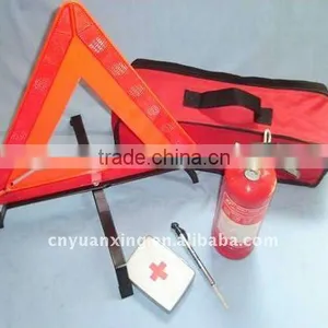 Auto Emergency Tool Kit With Warning Triangle,car Extinguisher Tool thumbnail-1