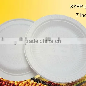 Cornstarch Biodegradable Disposable Plastic 7 Inch Round Dinner Plates, Cake Dish With 2000pcs thumbnail-1
