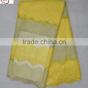 CL14-217 Fahioable Embroidery Tulle Lace Fabric 2016 French Lace Fabric for Dressing thumbnail-3