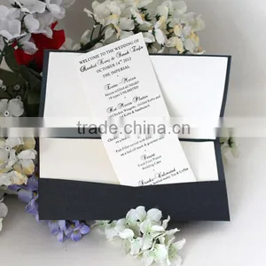 2016 Newmengxing Flocking Pattern Pocket Invitation, Custom Design for the Color thumbnail-4