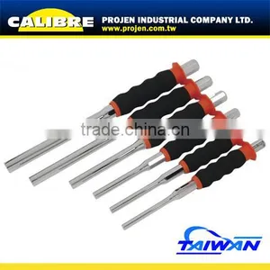CALIBRE Taiwan Hand Tool 6pc 8-14mm Parallel Pin Punch Set thumbnail-1