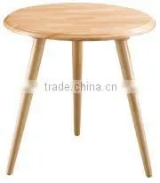 Rubber Wood Coffee Table End Table, Scandinavian Type Furniture Simple Design thumbnail-3
