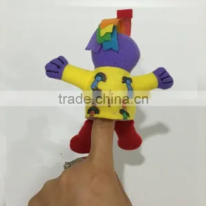 Customized Plush Finger Puppets Toys,children Gift Factory Plush Toys for Letters Learning Quality Choice thumbnail-2