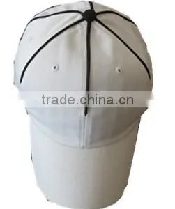 Chino Twill Piping Design Golf Cap,piping Design Baseball Cap,hats and Caps thumbnail-1