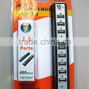 ABS Material 10-Port USB 2.0 Charger Hub thumbnail-3