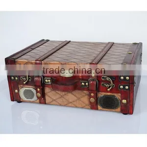 2016New Suitcase Turntable/belt Drive Vintage Record Player USB Turntable thumbnail-3