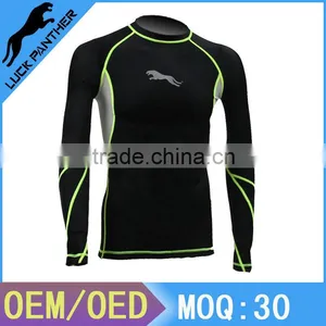 Elastic Lycra Compression Rash Guard, Men's Running Breathable Rash Guard thumbnail-1