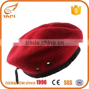 2016 Wholesale Design Your Own Fashionable Men Red Beret thumbnail-3