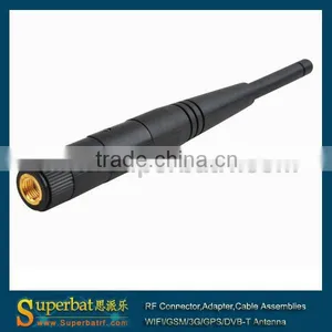 2.4GHz 5dBi Omni WIFI Antenna RP-SMA for Wireless Router 2.4 Wifi Rubber Antenna thumbnail-1