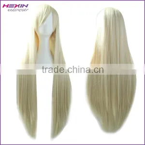 80cm Grey Extra Long Straight Wigs Synthetic Wig Quality Choice thumbnail-3