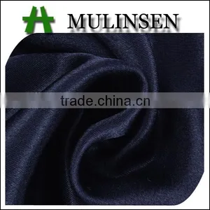 Shaoxing Mulinsen Textile Highly Soft Handfeeling 100% Polyester Dyed Satin Fabric Colour thumbnail-1