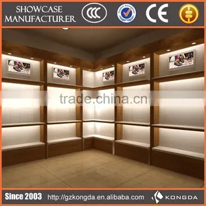 Beautiful White Shop Counter for Shoe Shop Display thumbnail-1
