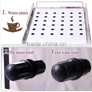 4l Stainless Steel Professional Espresso Coffee Maker Machine Quality Choice thumbnail-2