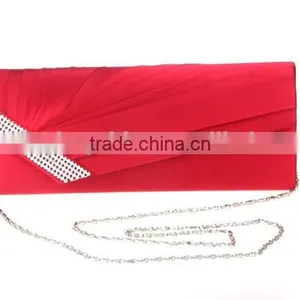 Women Wedding Dress Bag Elegant Satin Clutch Bag thumbnail-4