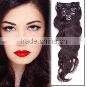2015 Wholesale Cheap Clip on Human Hair Extension/top Quality With Low Price thumbnail-5