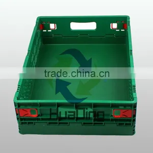Colorful Foldable Plastic Vegetable and Fruit Storage Boxes thumbnail-3