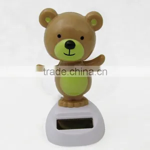 Flip Flap Solar Bear ,solar Dancing Flower,Automotive Decoration thumbnail-1