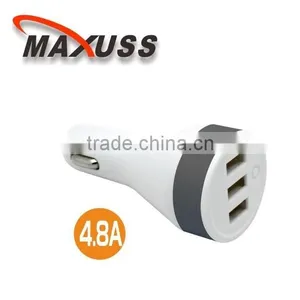 C106 Triple USB Car Charger 3 Port Car Charger thumbnail-1