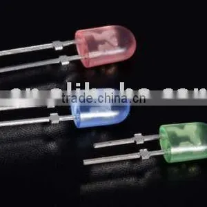 5mm Ovalled,diffused Color,red,yellow,blue,green,color Available;used for Led Screen thumbnail-1
