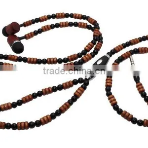 Best Selling Super Bass In-ear Solid Wood Earphone thumbnail-2