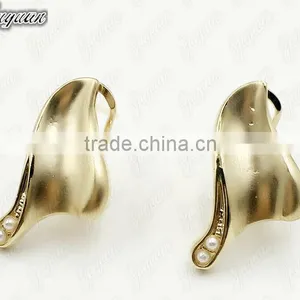 Juyuan Fashion 18K Gold Plated Pendant&Earring Semi-gloss Set thumbnail-4