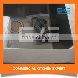 Hotel Kitchen Used Commercial Outdoor Stainless Steel Sink With Drain Board thumbnail-5