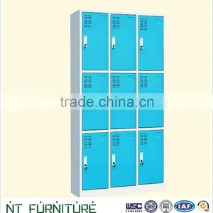 Beige Color 9 Doors Steel Locker/metal Bedroom Locker thumbnail-3