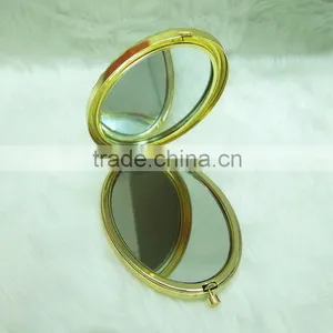Gold Dragonfly Rhinestone Cosmetic Compact Mirror thumbnail-3