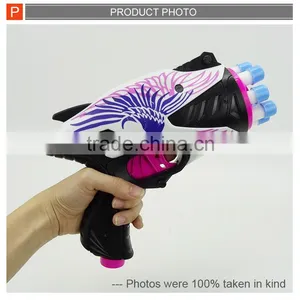 Girls Battle Game Toy Plastic Soft Air Guns Pistol for Sale thumbnail-3