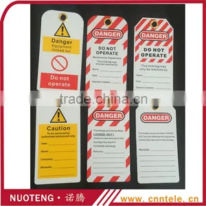 Safety Lockout Tags and Label PVC Warning Tags thumbnail-5