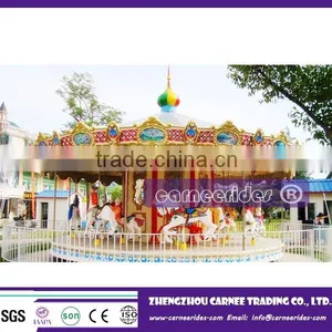 Grand Amusement Park Merry go Round, Kids Merry go Round for Sale, Kids Mini Merry go Round Carousel for Sale thumbnail-6