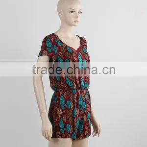 OEM Custom Made Jumpsuit Summer One Piece Jumpsuit for Adult Cheap Price in Guangzhou thumbnail-2