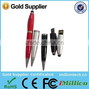 Bulk Stock Pen Logo Printed Promotional Usb Flash Drive thumbnail-5