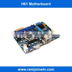 SATA 3Gb/s Connector LGA1155 H61 Chipset DDR3 Computer Motherboards Desktop thumbnail-1