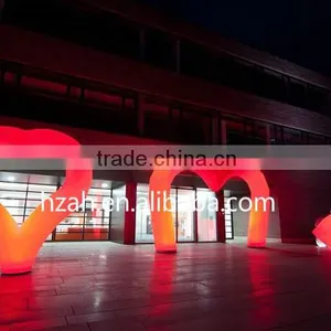 Inflatable Heart Shape Arch/Wedding Decorative Archway for Outdoor Decoration thumbnail-3