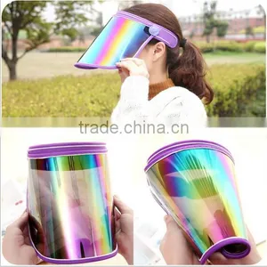 Adults Men Women Unisex UV 100% Protection Sun Visor Hat / Visor Cap UV thumbnail-1