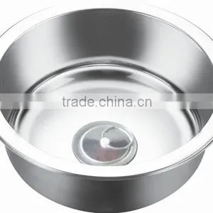 Yacht,Boat,Train and Public Mobile Toilet Used Stainless Steel Elliptical Hand Wash Basin Kitchen Sink GR-Y589 thumbnail-5