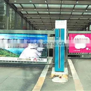 Full Automatic Advertisement Boom Gate With LCD Display for Parking Lot Entrance Control Management thumbnail-4