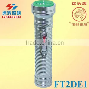 LED Metal Flashlight Stainless Steel Torch thumbnail-1