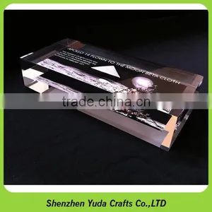 Decorative Acrylic Base Polished Machined Glass Block Routing Acrylic CNC Fabrication thumbnail-3