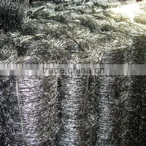 20115 HOT SALE GALVANIZED BARBED WIRE thumbnail-2