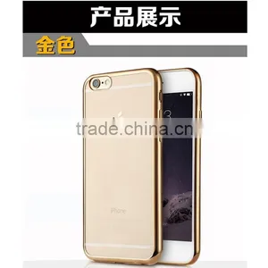 Electroplating TPU Back Cover Bumper Phone Case for Apple Iphone 7 6 6s 6s Plus 5 S 4 SE A C thumbnail-5