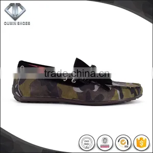 In Style 2016 Italy Show Camo Suede Driving Shoes Soft Leather Selling Best thumbnail-2