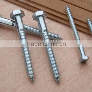 Various Sizes DIN571 Hex Head Coachscrew Cr3 Zinc Plated thumbnail-1