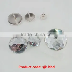 New Product Unique Design Glass Sofa Crystal Button From Manufacturer thumbnail-3