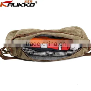 Fashion Ladies Waxed Canvas Tote Bag With Cheap Price thumbnail-6