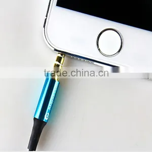 2016 Hot Sale Fashionable Metal Headphone Jack Connector Mini 3.5mm Headphone thumbnail-5
