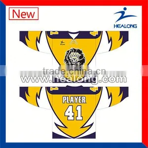 2015 Low Price Oem Fashion Cheap Wholesale Blank Hockey Jerseys Custom thumbnail-1